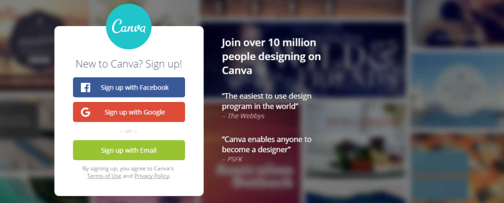 Canva: A designing tool