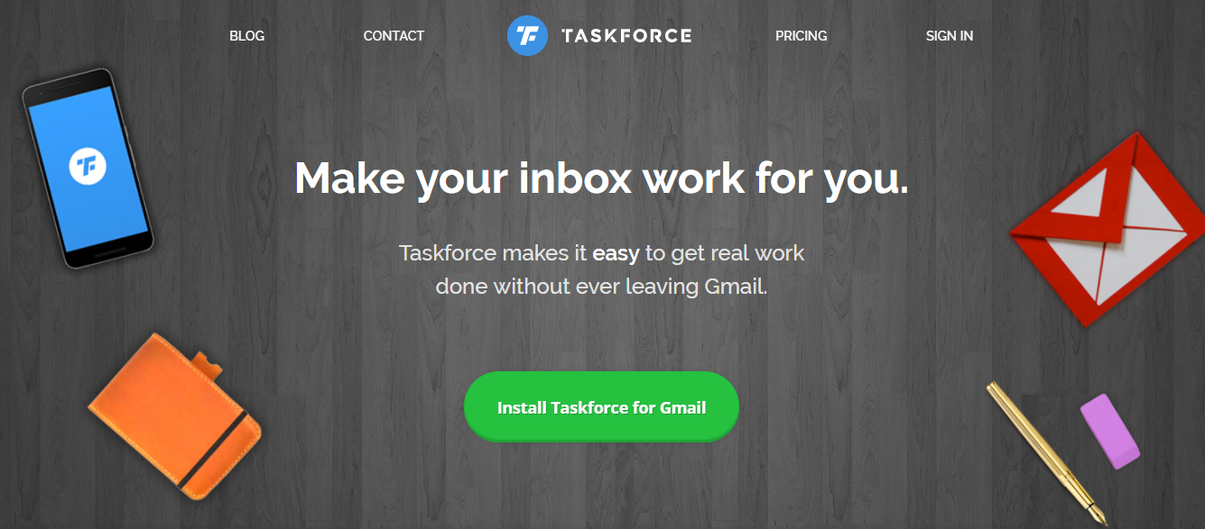 Task force : A gmail plugin