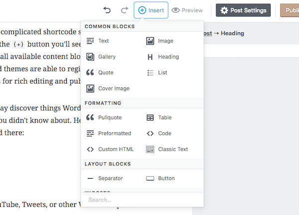 WordPress Gutenberg Tutorial for adding buttons and columns