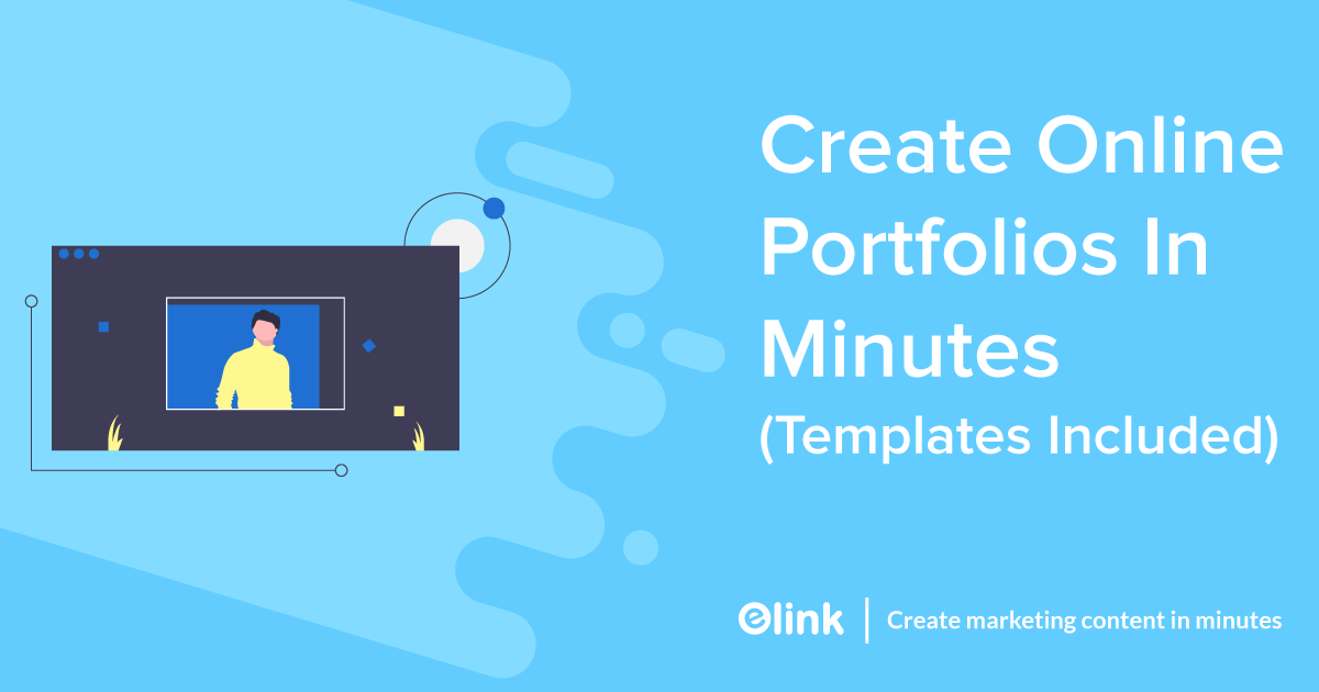 Create online portfolio using templates for free