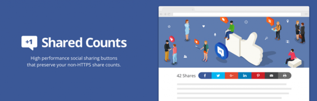 Shared Counts for social sharing buttons.