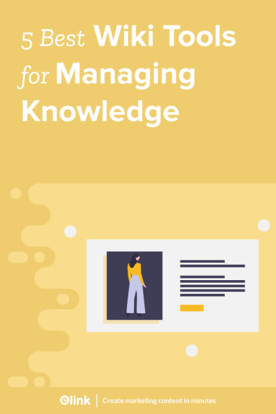 Wiki tools for managing knowledge- Pinterest 