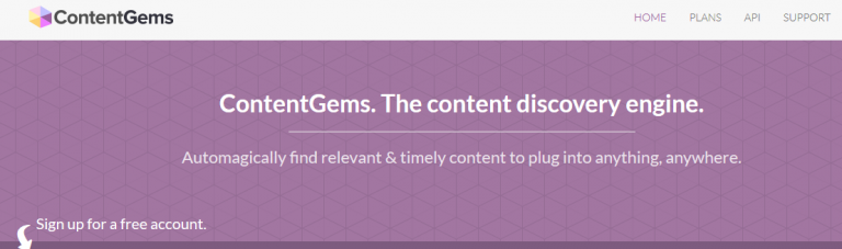 ContentGems : Content discovery engine