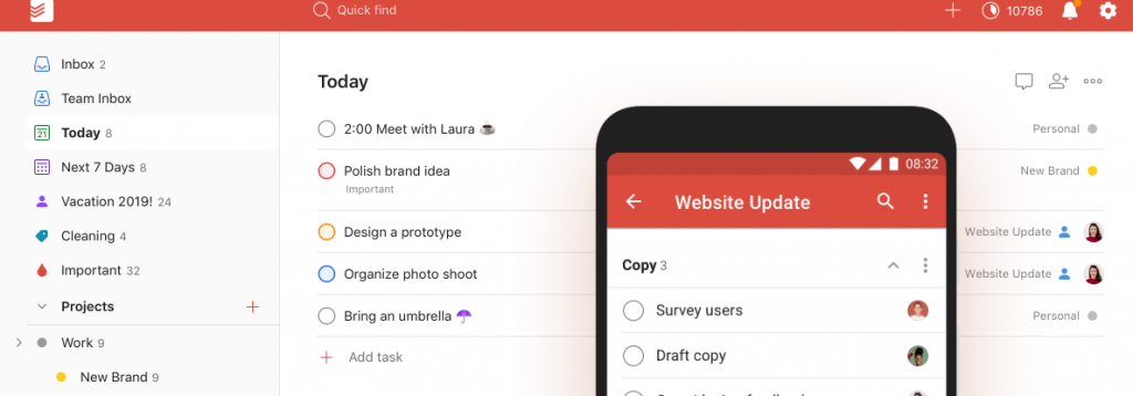 todoist extension chrome