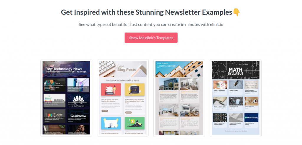 Elink.io : Email Newsletter software