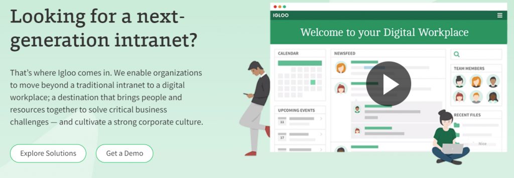 Igloo software as confluence alternative