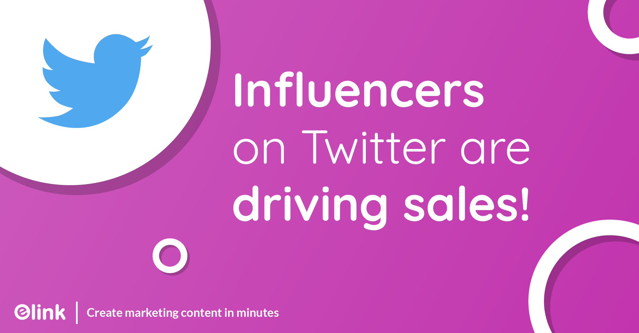 Influencers on Twitter are driving sales!