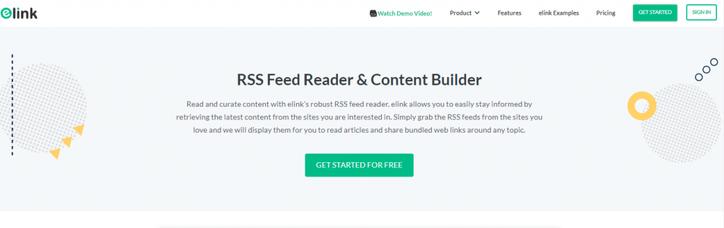 Elink.io: Feedly alternative