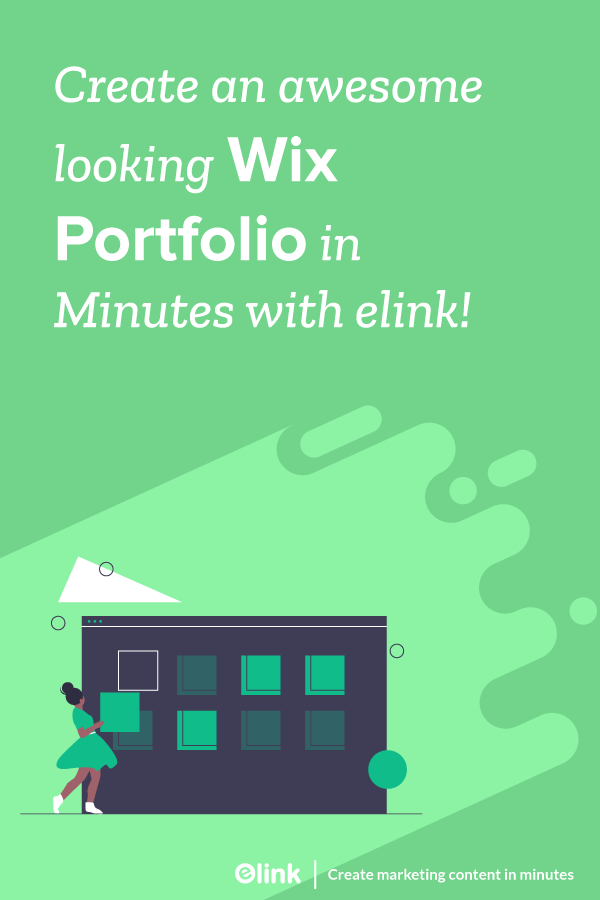 Create wix portfolio in minutes - Pinterest