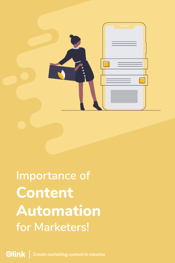 Importance of content automation - pinterest