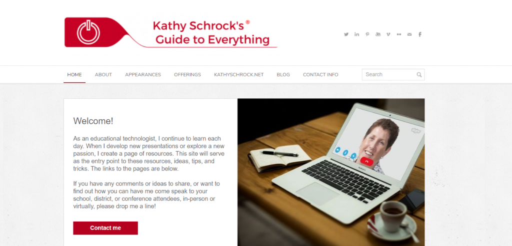 Kathy schrock's guide to everything: Educational blog