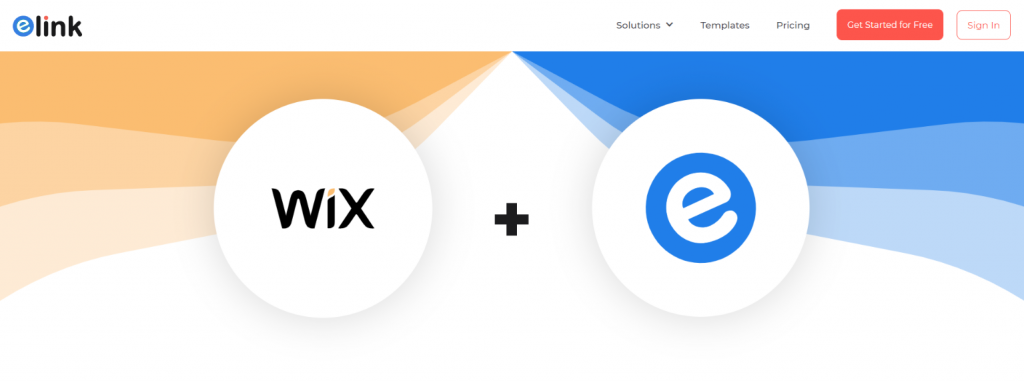 elink and wix integration