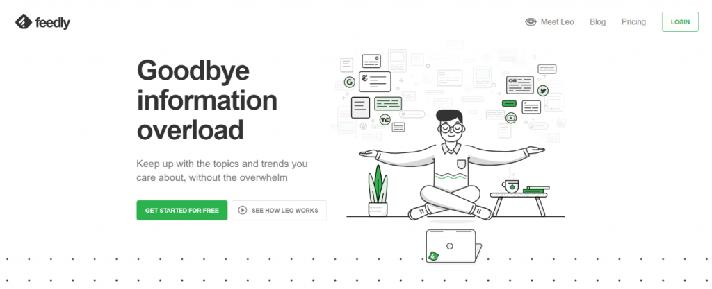 Feedly: News aggregator website