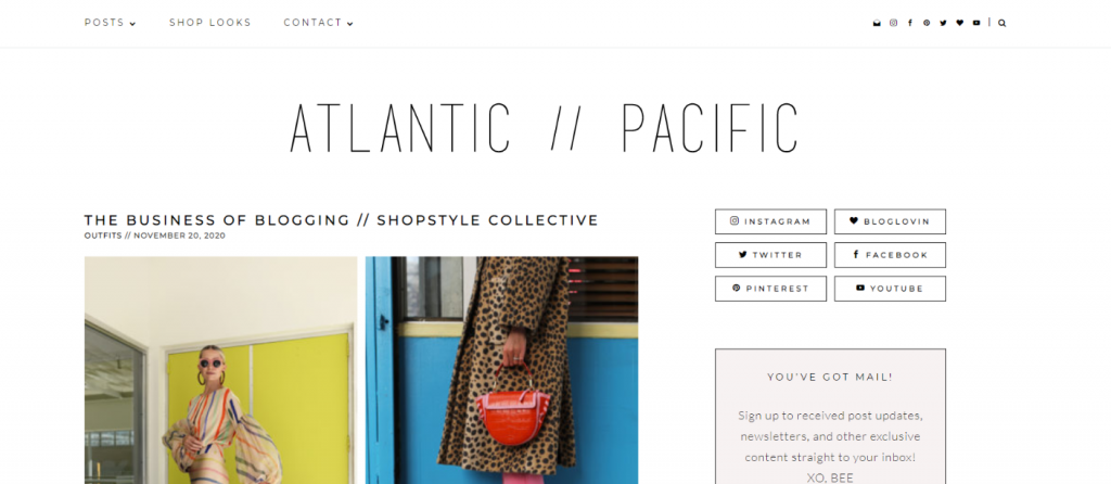 Atlantic pacific: Fashion blog and website