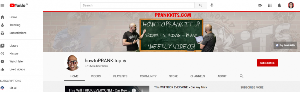 How to prank it up: Prank youtube channel