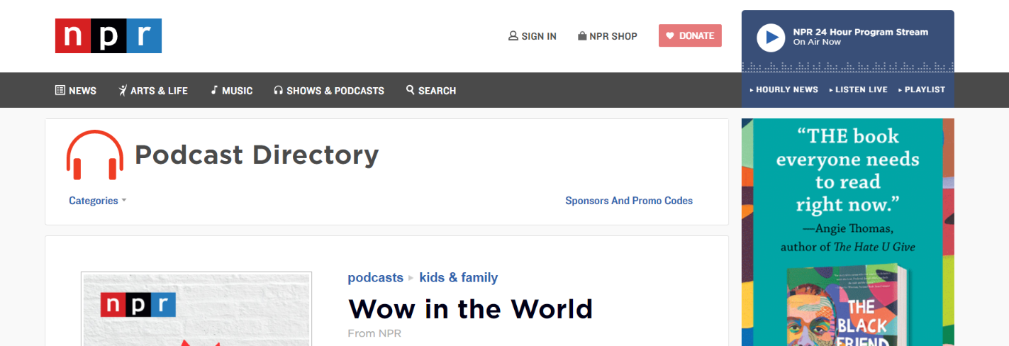 Wow in the world: Kids podcast