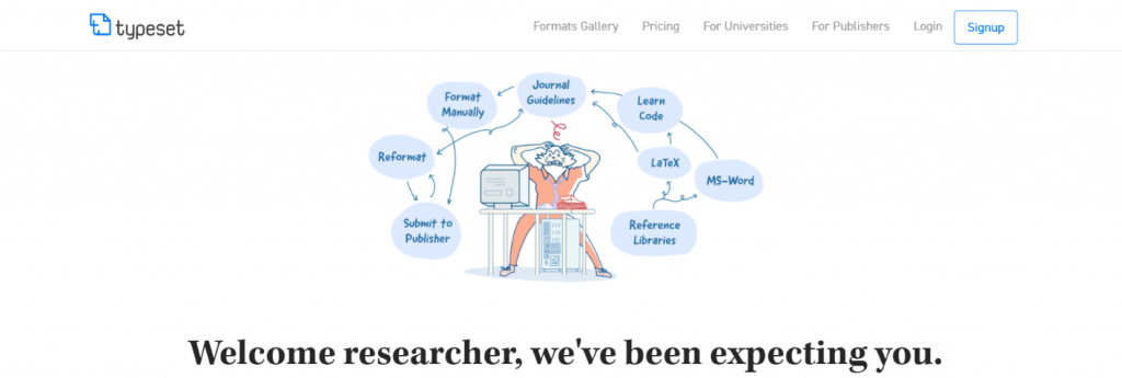 Typeset.io: Tool for researchers