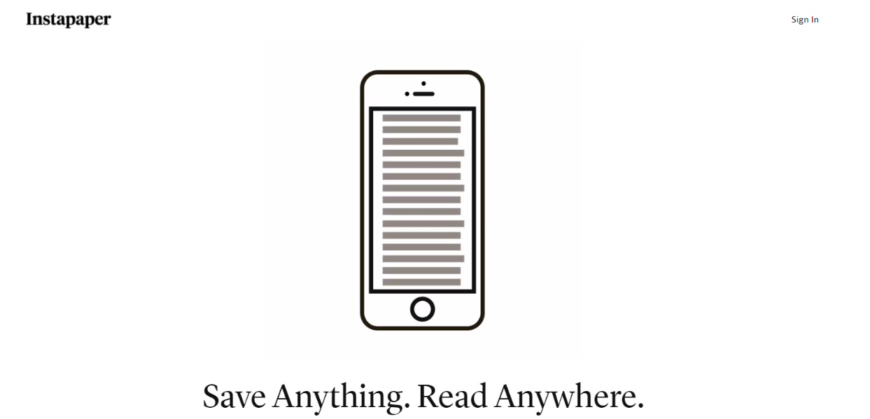 Instapaper: Pocket alternative