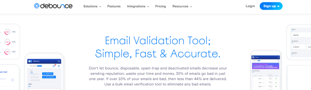 Debounce: Email verification tool