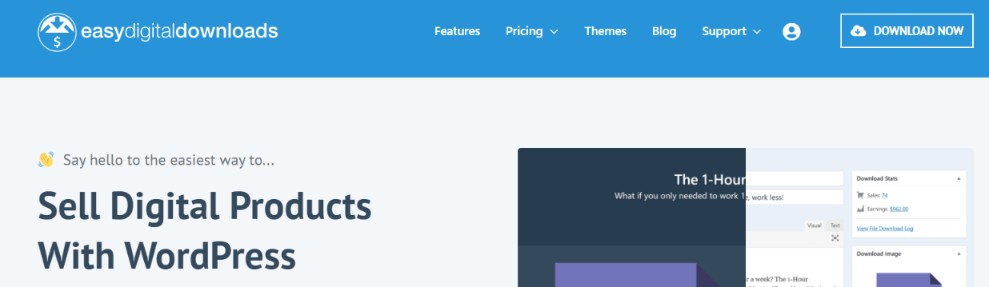 Easy digital downloads: WordPress ecommerce plugin