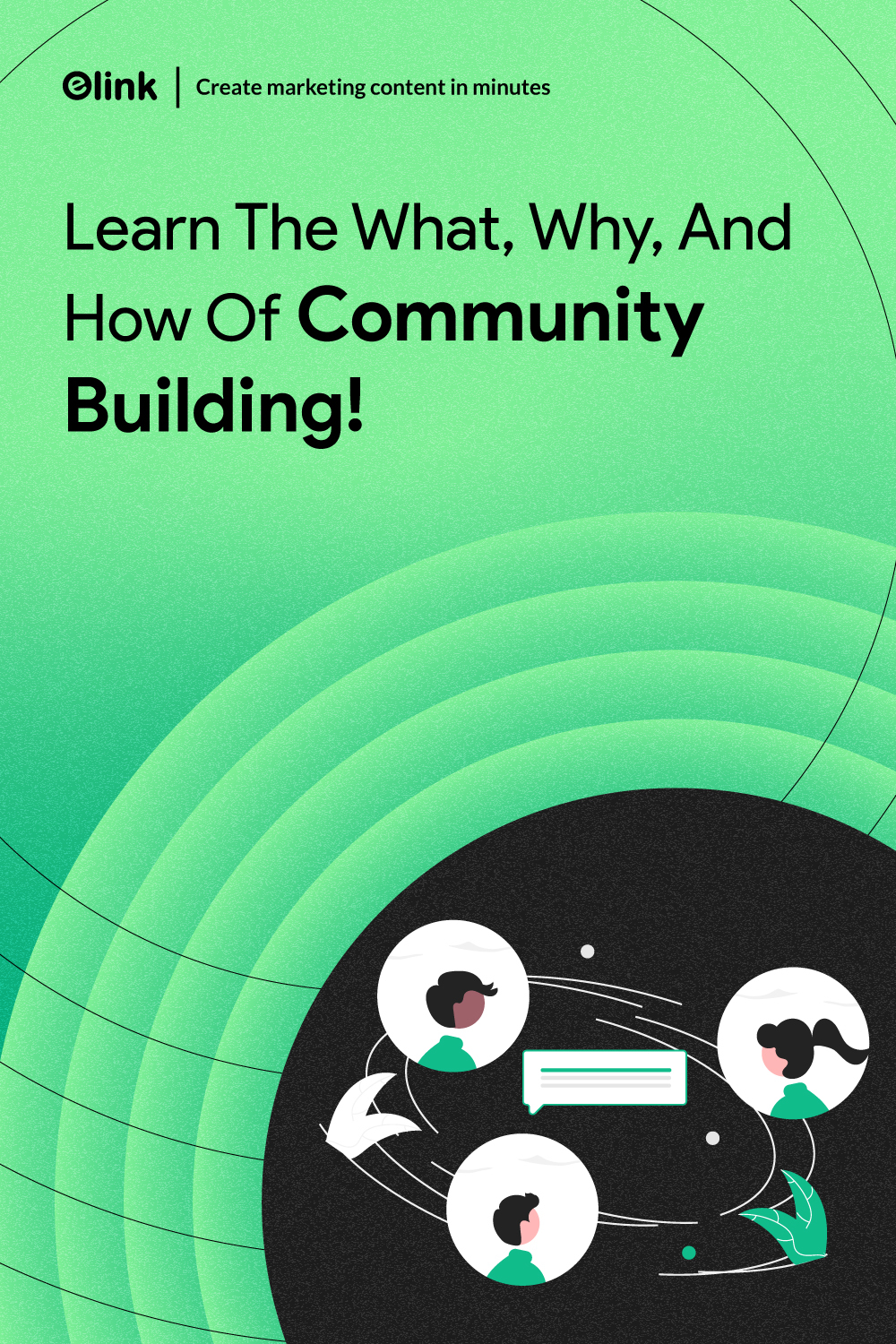 What is community building - pinterest banner