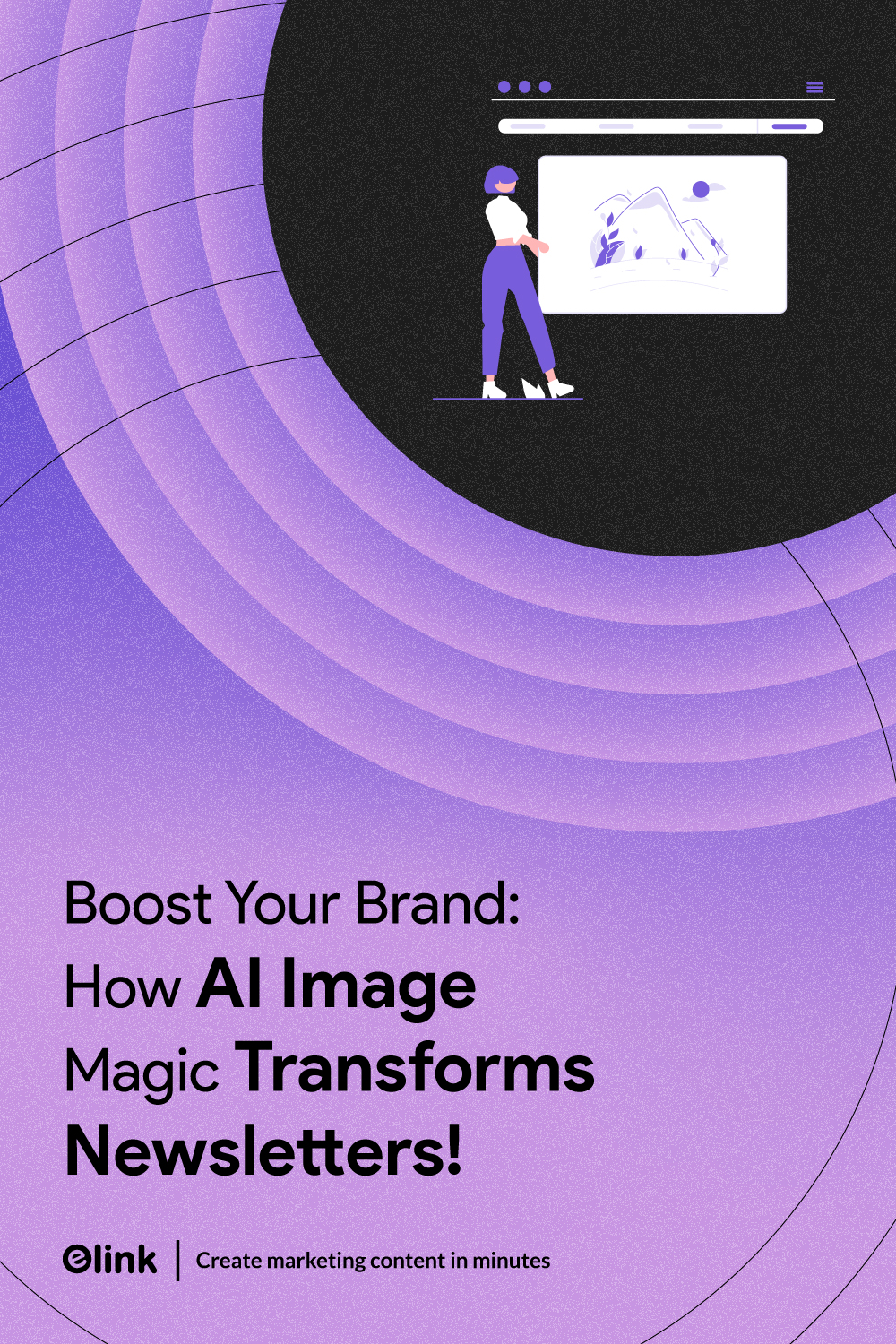 How AI images transform newsletters- Pinterest Banner