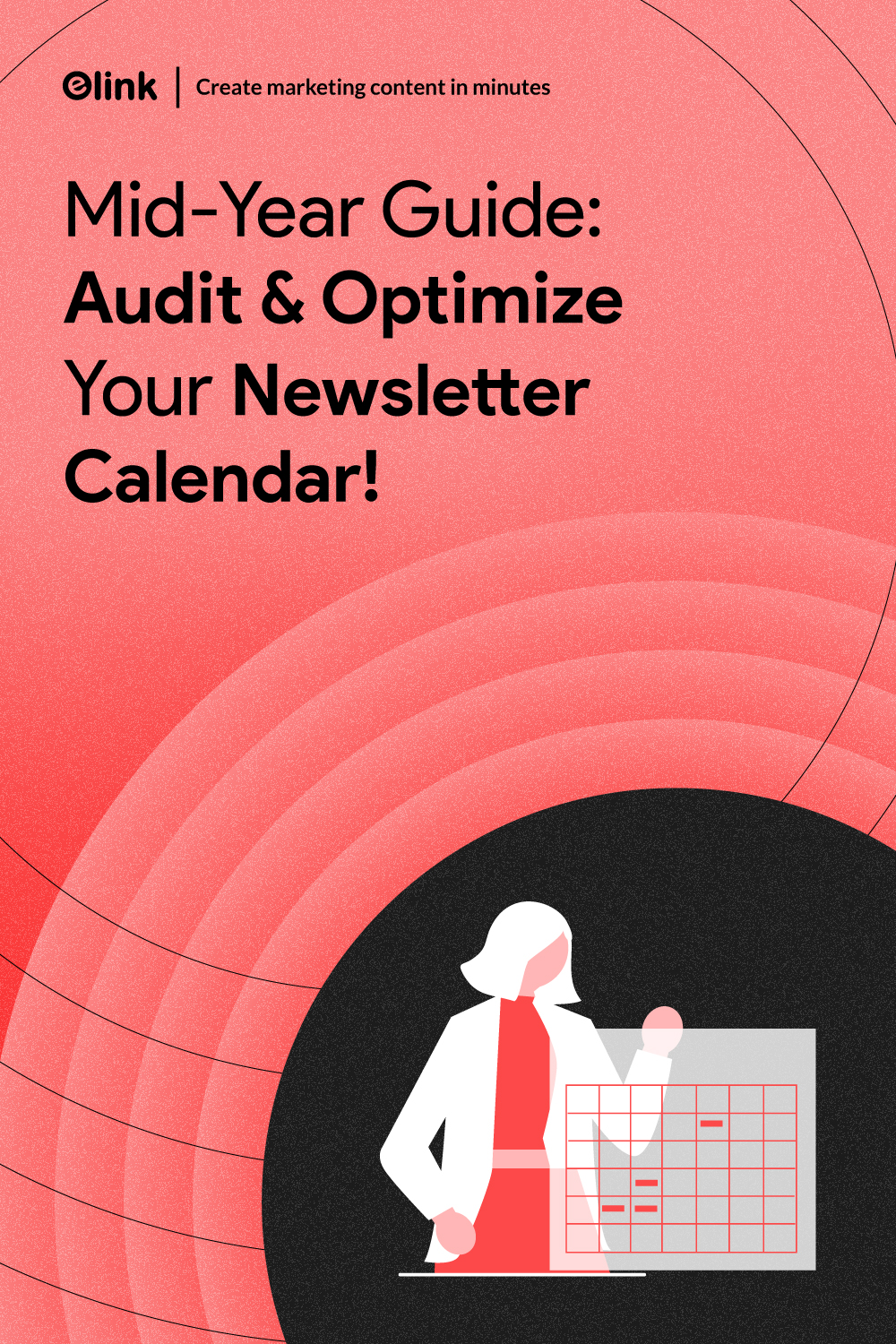 newsletter calendar audit guide- Pinterest