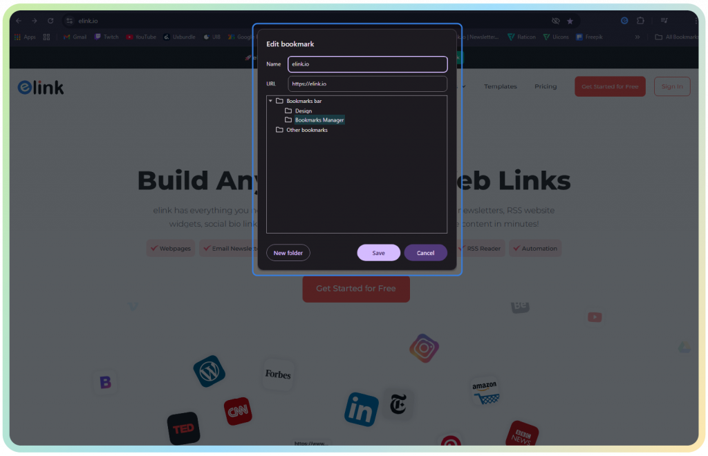 Rename Bookmarks for Clarity