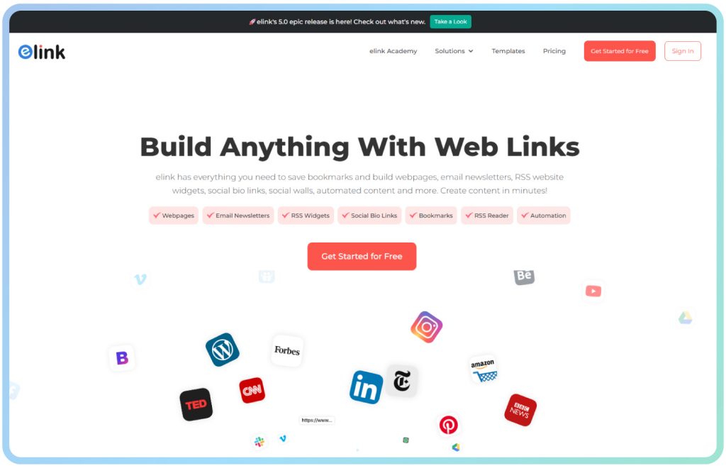 create a free Elink account