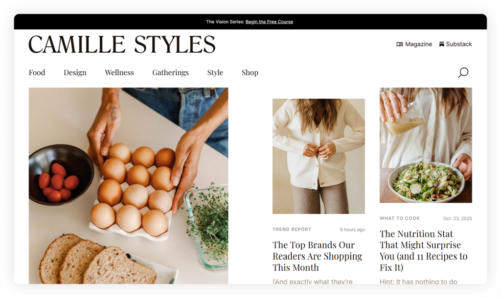 Camille Styles- Best Blog for Lifestyle