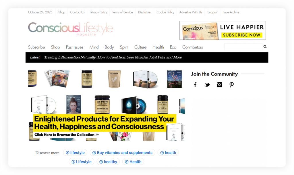 Conscious Lifestyle Magzine