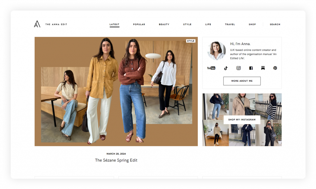 The Anne Edit- Best Lifestyle Blog to Follow