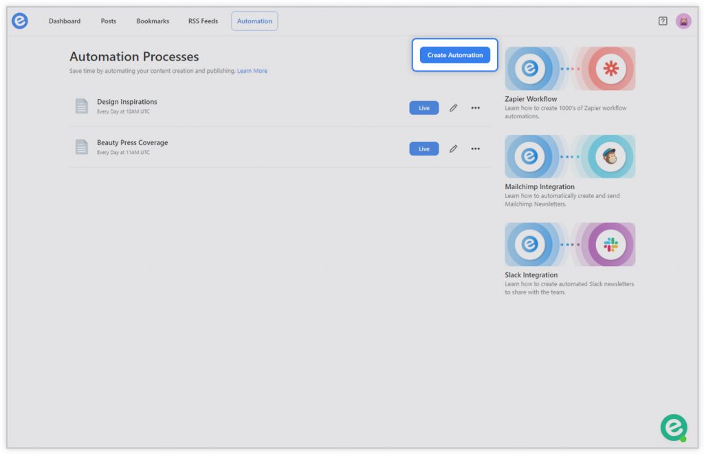 Create Automation