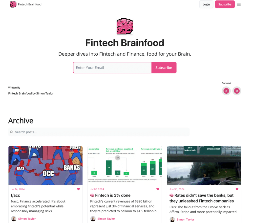 fintech brain food- Top Fintech Sites