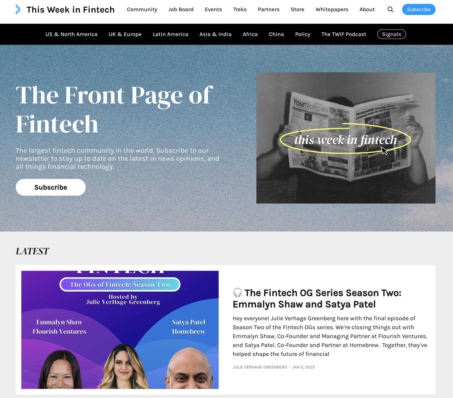 this week in fintech- Top Fintech Sites