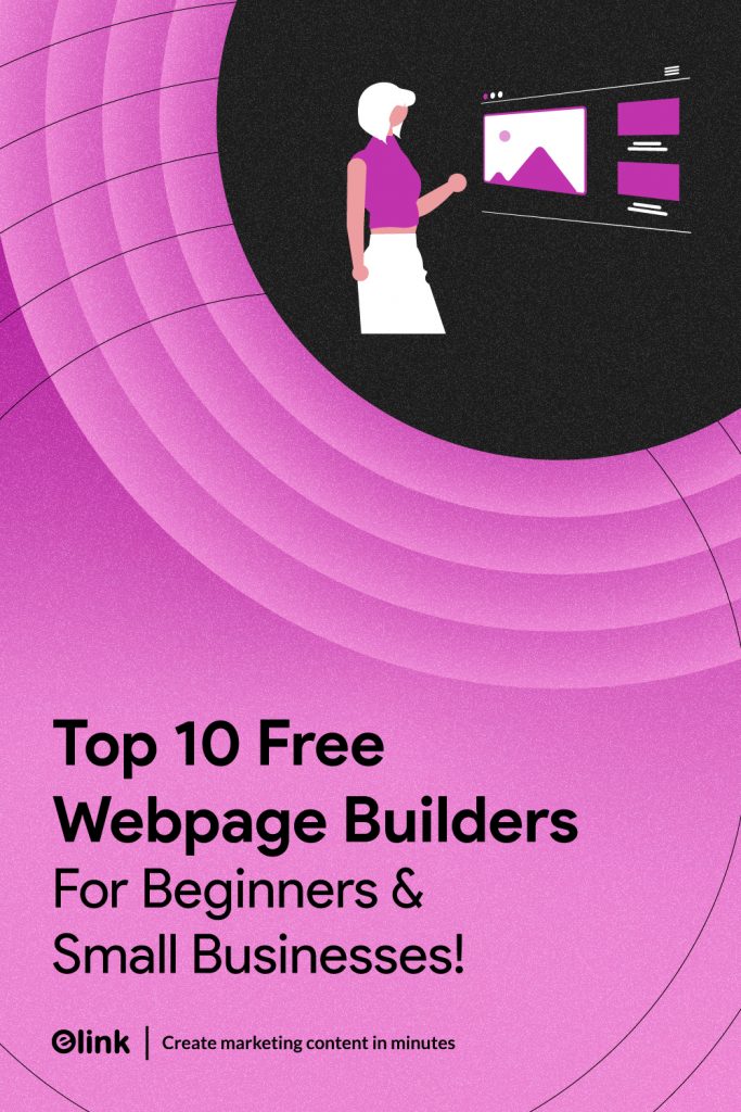 free website builder for small businesses- Pinterest Banner