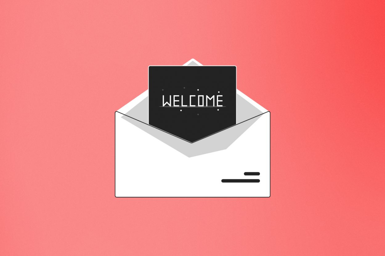 Welcome email examples - blog banner