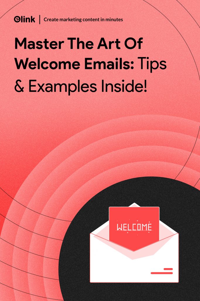 Welcome email examples - pinterest banner