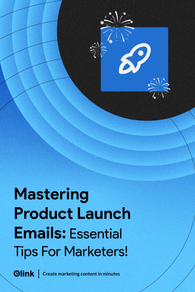 Product launch emails - Pinterest banner