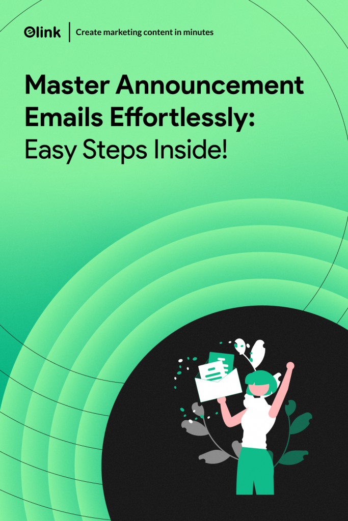 Announcement Emails- pinterest banner