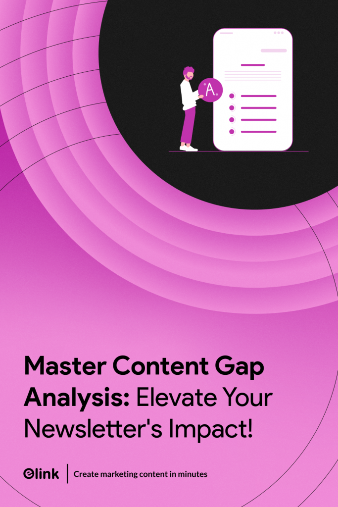 Content Gap Analysis for Must-Read Newsletters- pinterest banner