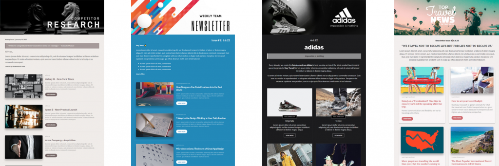 curated newsletters in elink.io