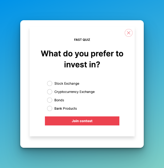 The Quiz Pop-Up