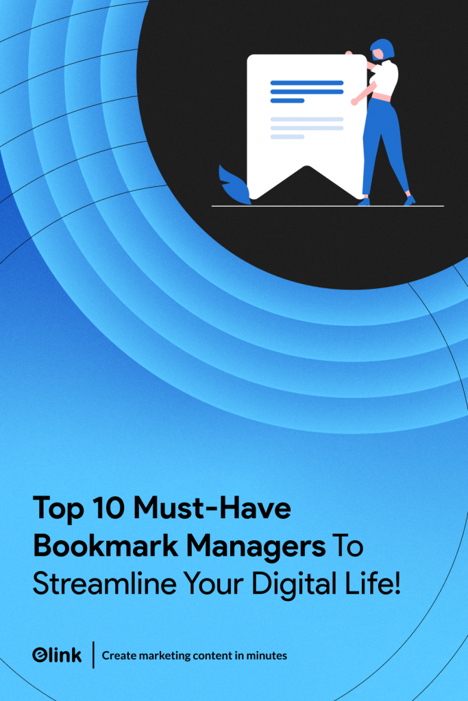 Bookmark managers - Pinterest banner