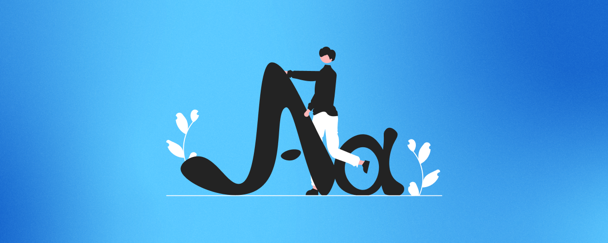 Identify and find font in an image - blog banner
