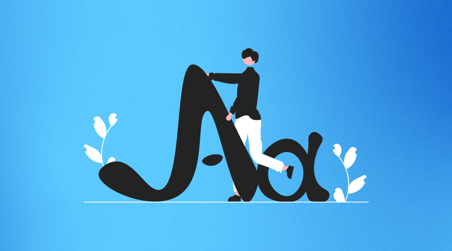 Identify and find font in an image - blog banner