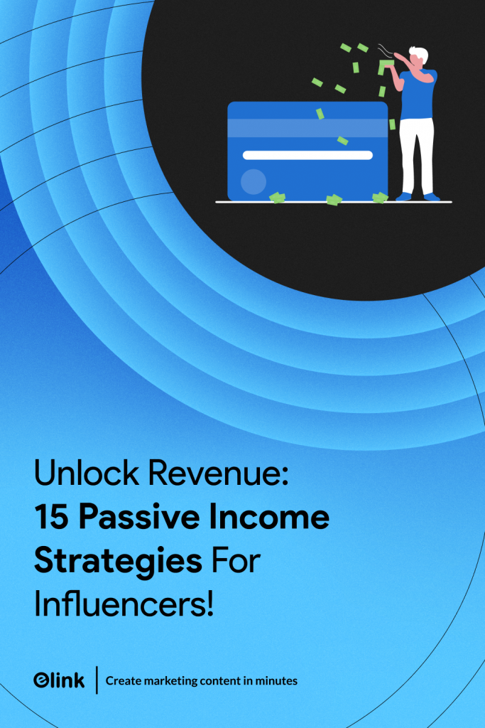 Passive Income Ideas for Influencers- pinterest banner